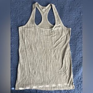 Size XL New Balance gray t-back tank.